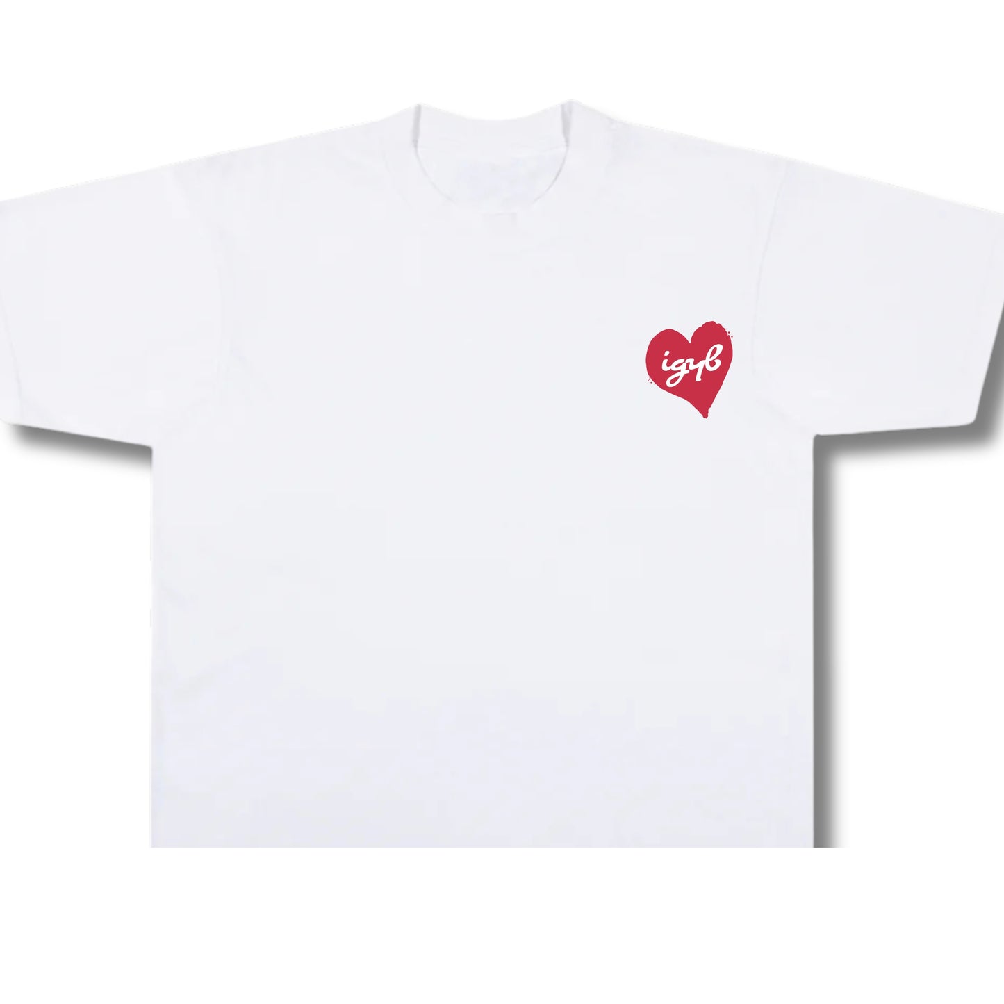 Bold Hearts & High Hopes | 100% Cotton Oversized Crop Top | White