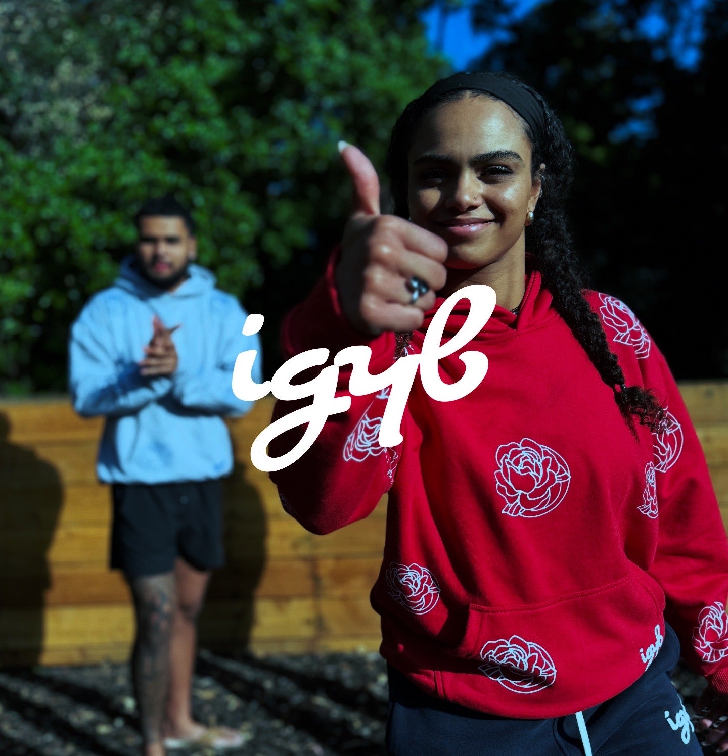 Bloomin’ hoodie | Red