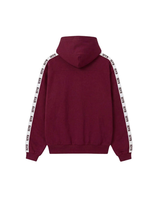 The Balanced Athlete Hoodie: Energy (Maroon)