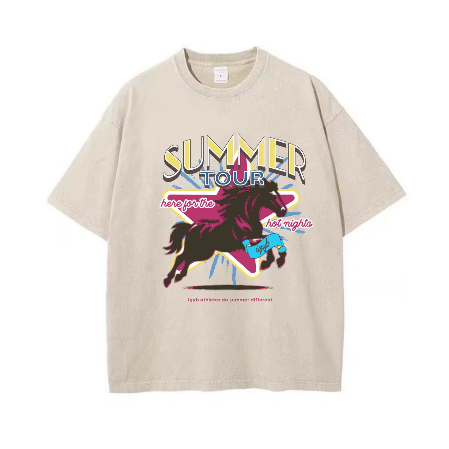 Summer Tour T-Shirt | 100% Cotton | Oversized Fit