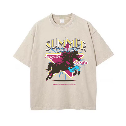 Summer Tour T-Shirt in Tan