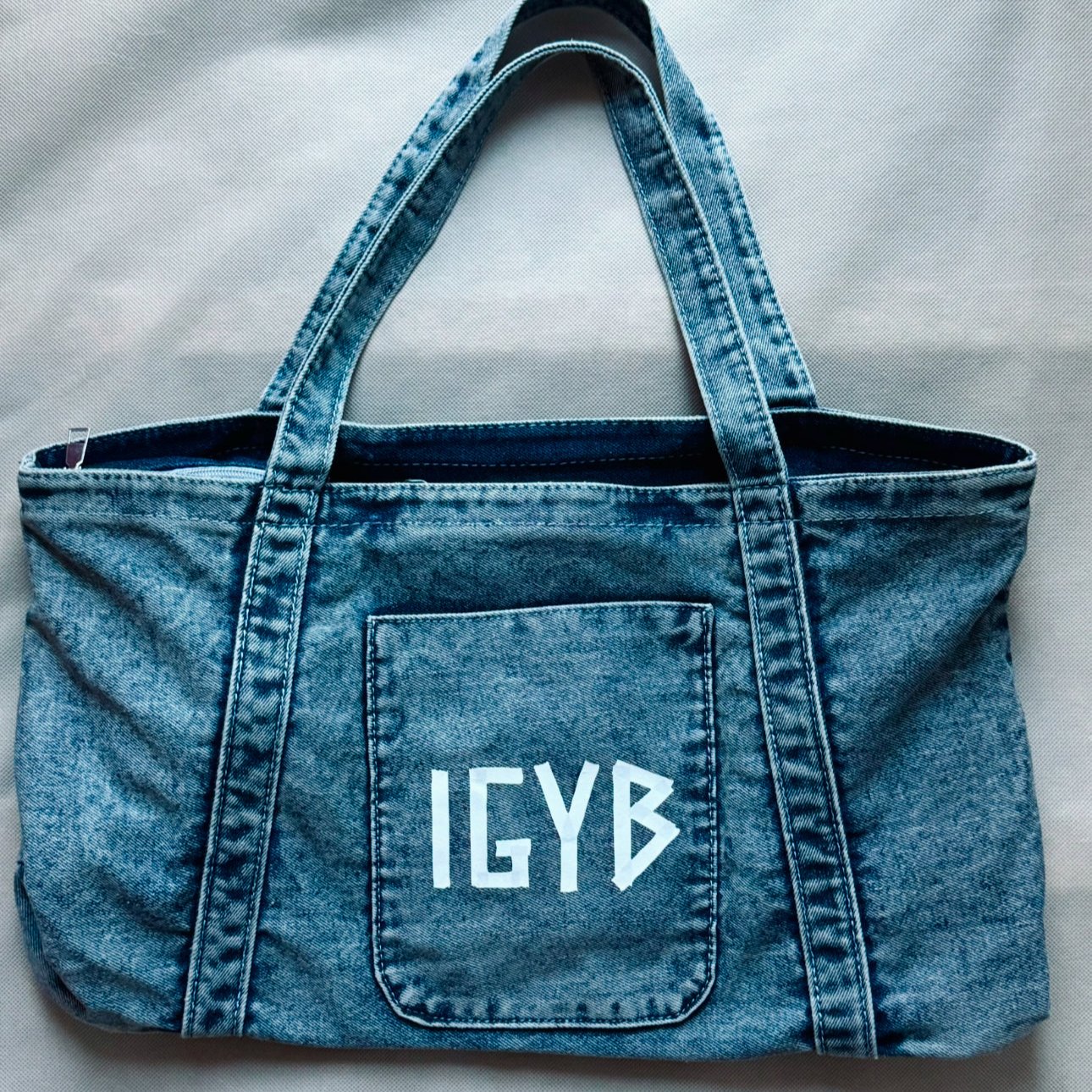 IGYB Denim Tote Bag | Available in 3 washes: Light Denim, Dark Denim and Black Denim