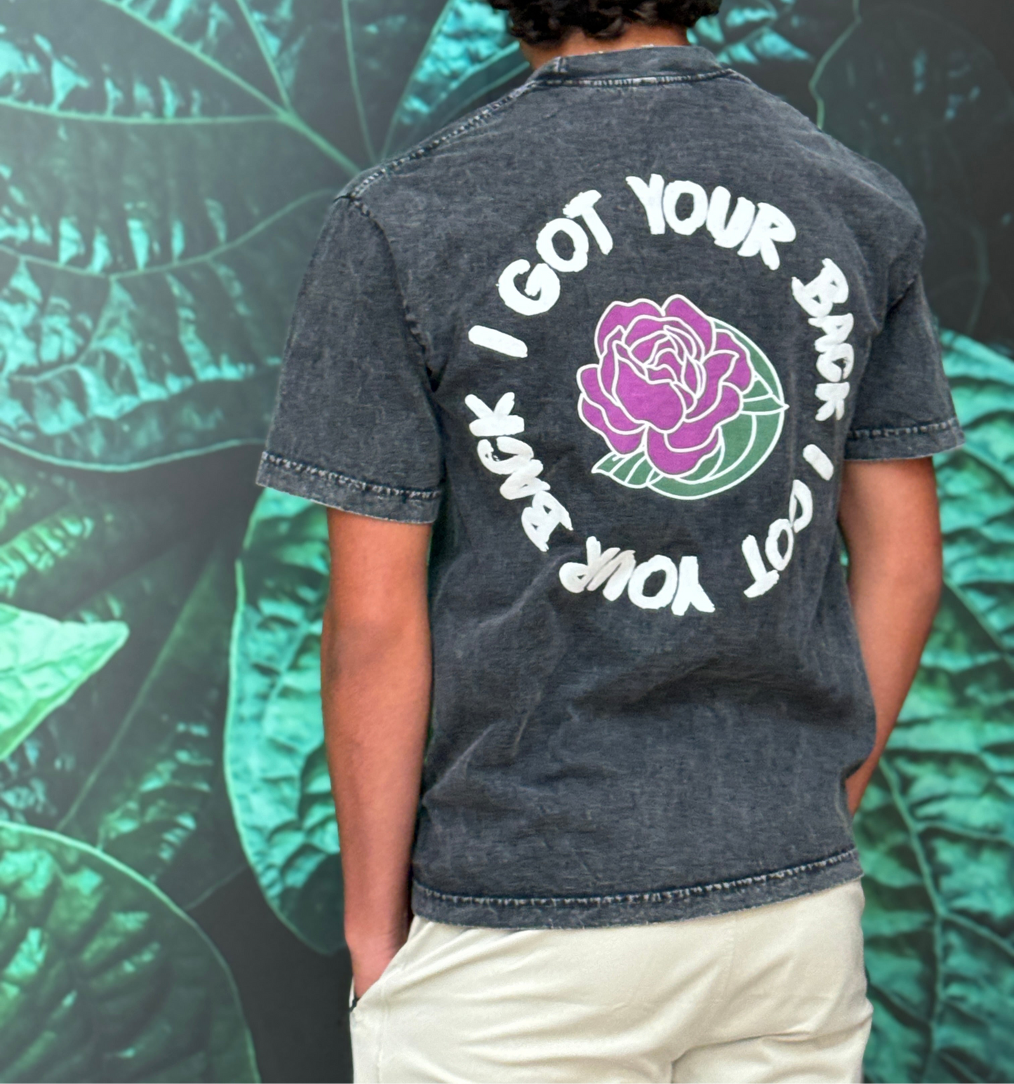 The "OG" IGYB Tee | Crewneck Streetwear fit inspired t-shirt in charcoal black | I got your back
