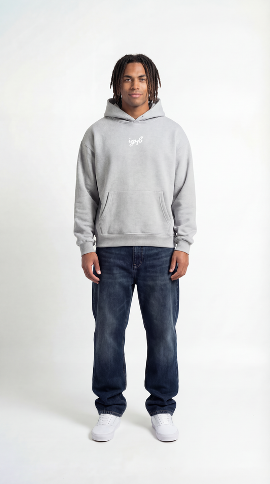 Athlete Hoodie in Gray (Oversized / Unisex)