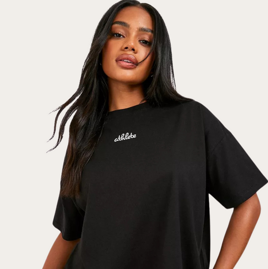 Simplecore IGYB "Athlete" Crewneck T-Shirt (Oversized Unisex - Embroidered Logo)
