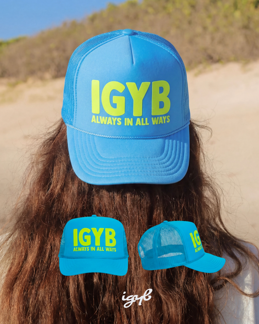 IGYB Trucker Hat in Blue