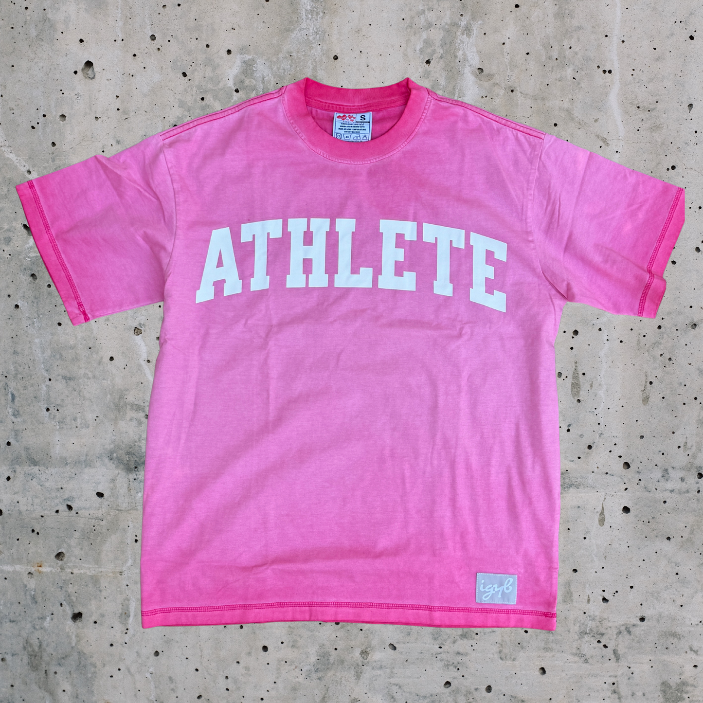 Athlete Crewneck T-Shirt in Pink