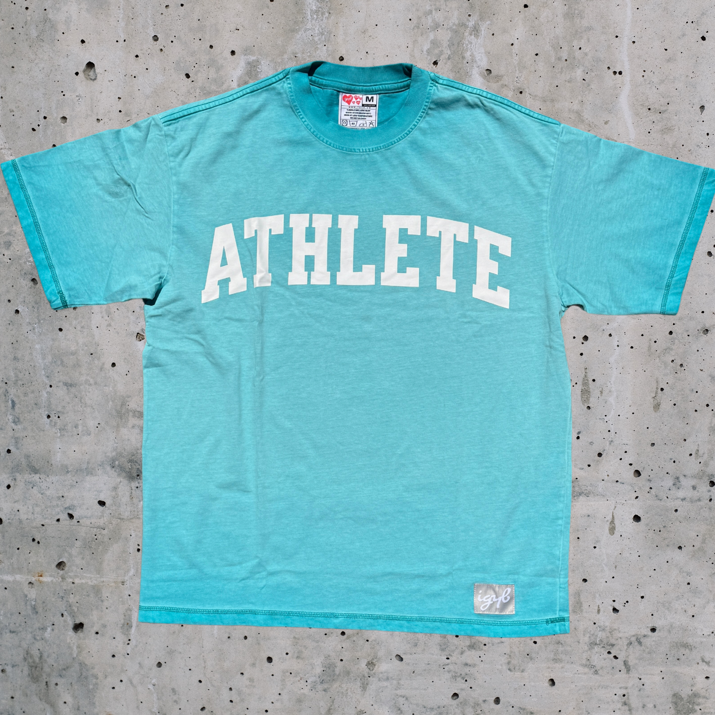 Athlete Crewneck T-Shirt in Sky Blue