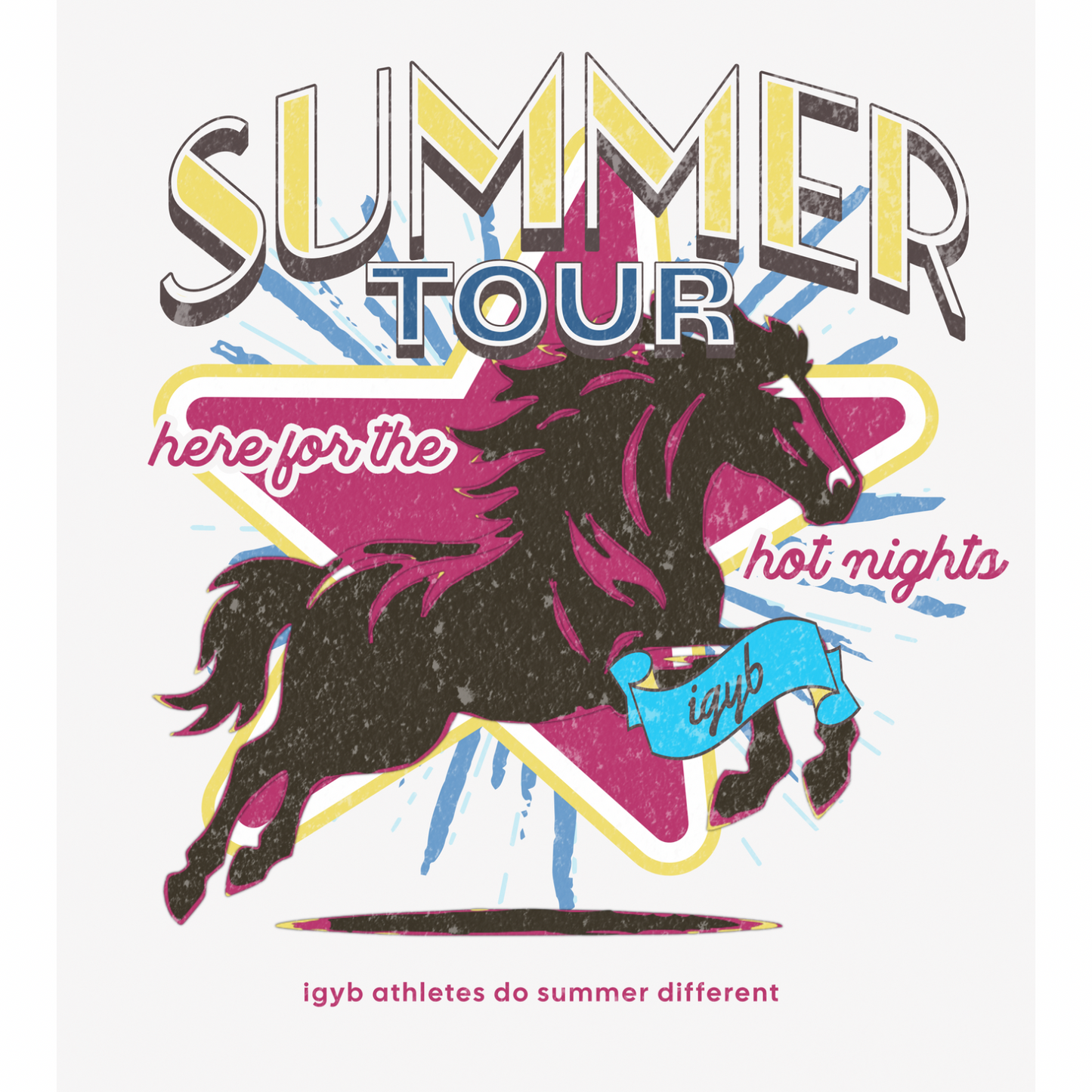 Summer Tour T-Shirt | 100% Cotton | Oversized Fit