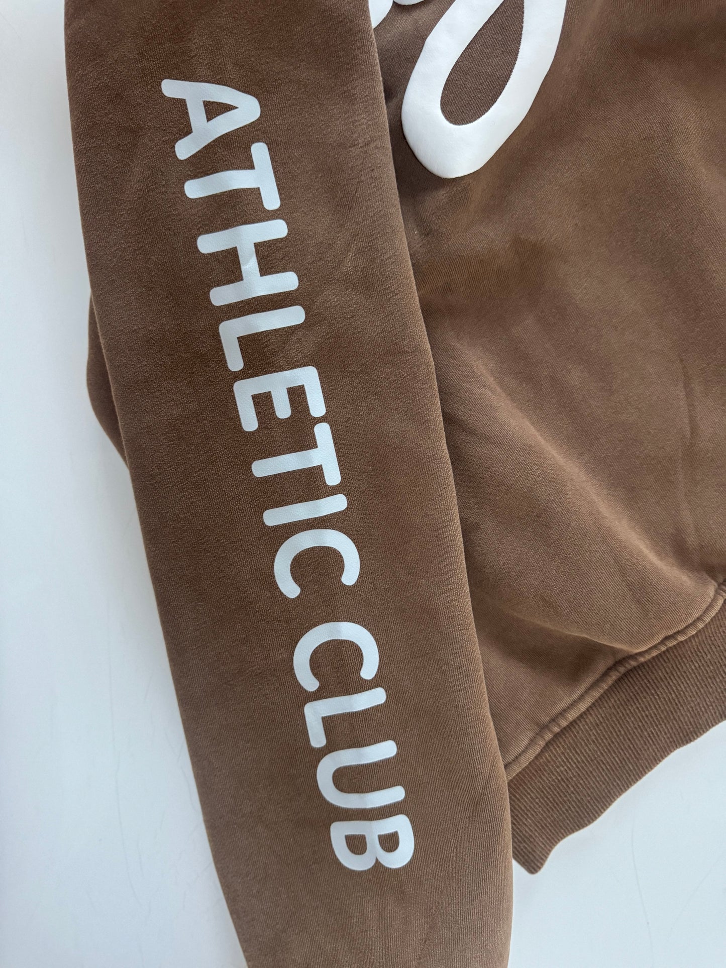 IGYB "Athletic Club" Zip Up Hoodie (Oversized Unisex - Embroidered Peony Logo)