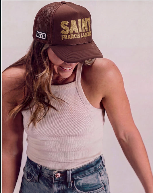 Saint Francis Lancers Trucker Hat - Brown