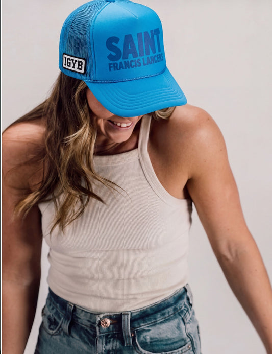 Saint Francis Lancers Trucker Hat - Blue