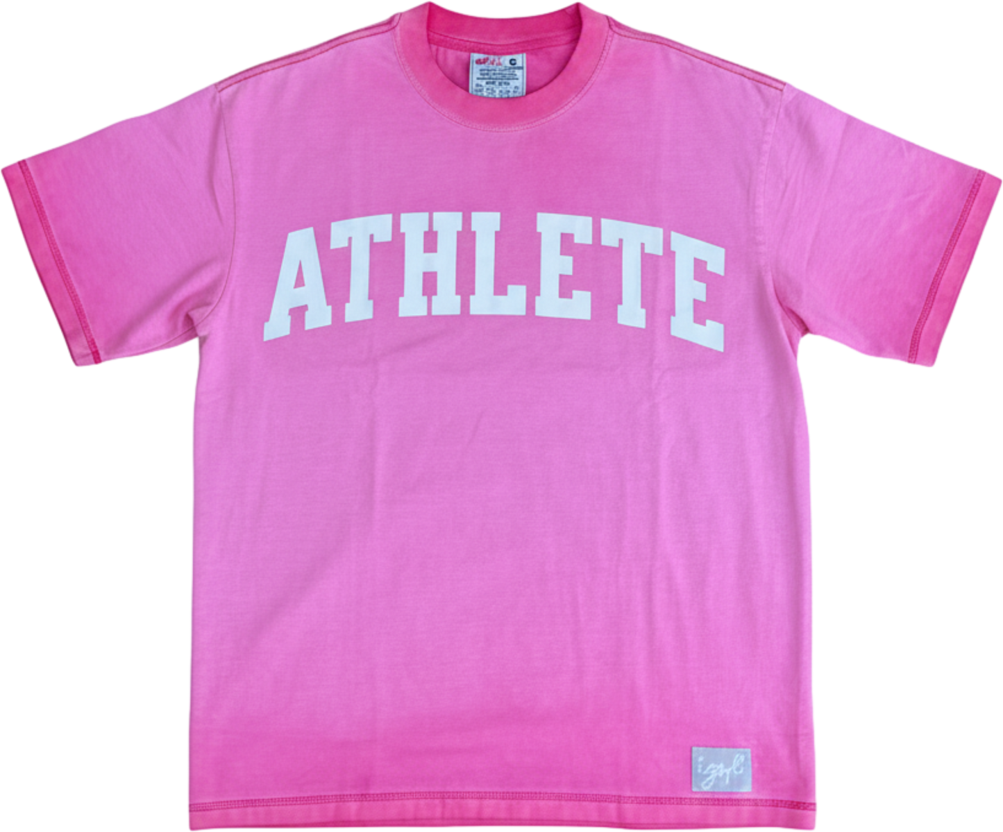 Athlete Crewneck T-Shirt in Pink