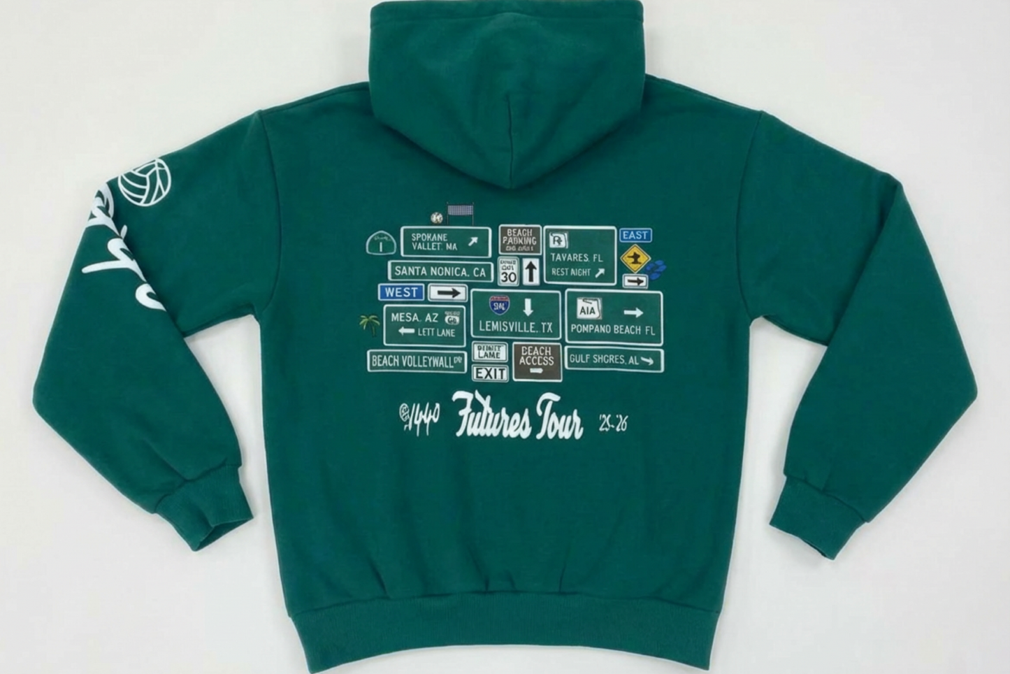 IGYB x p1440 Futures Tour Hoodie (’25–’26) | Green