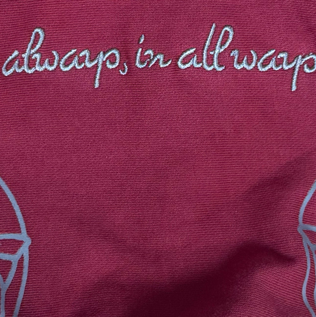 Forever Athlete hoodie in Maroon
