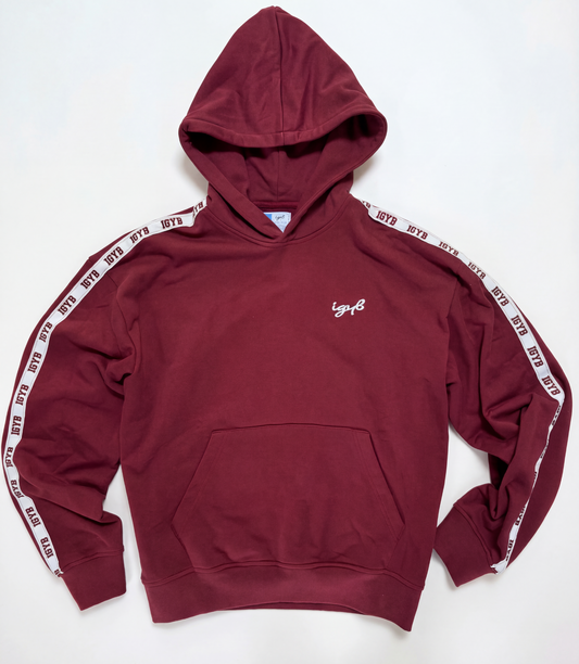 The Balanced Athlete Hoodie: Energy (Maroon)