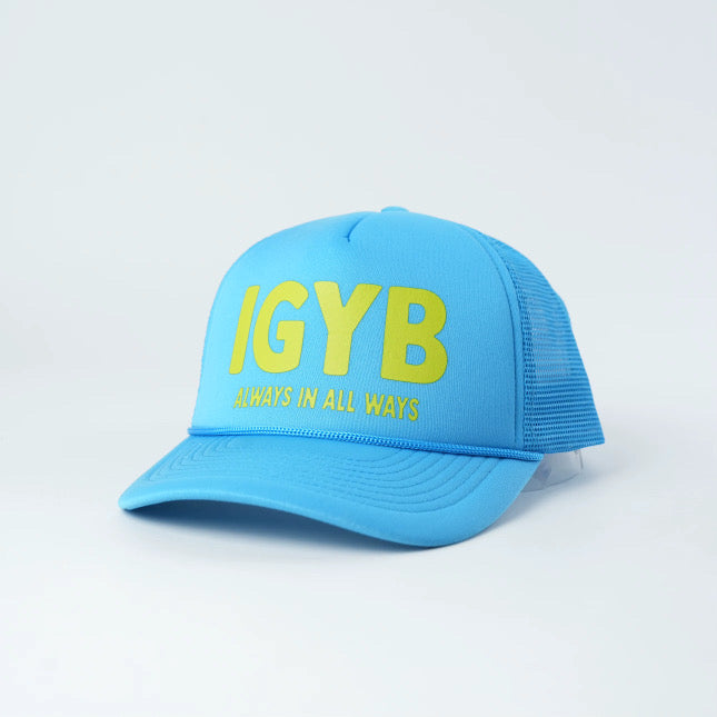 IGYB Trucker Hat in Blue