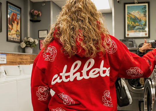 Bloomin’ hoodie | Red