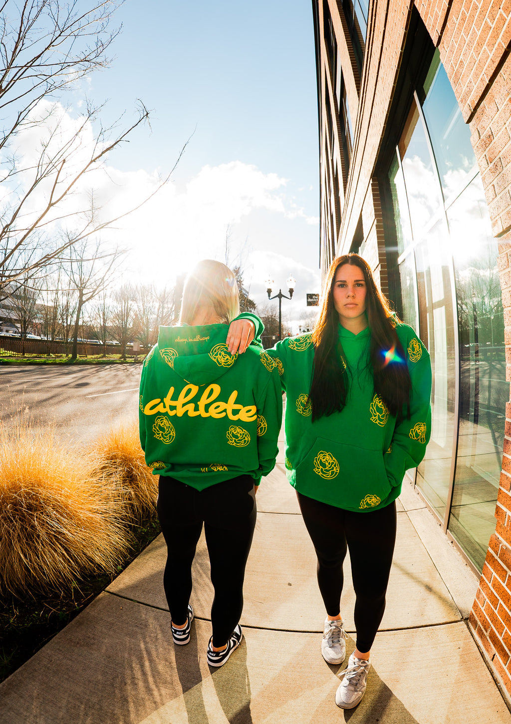 Forever Athlete Hoodie in Green