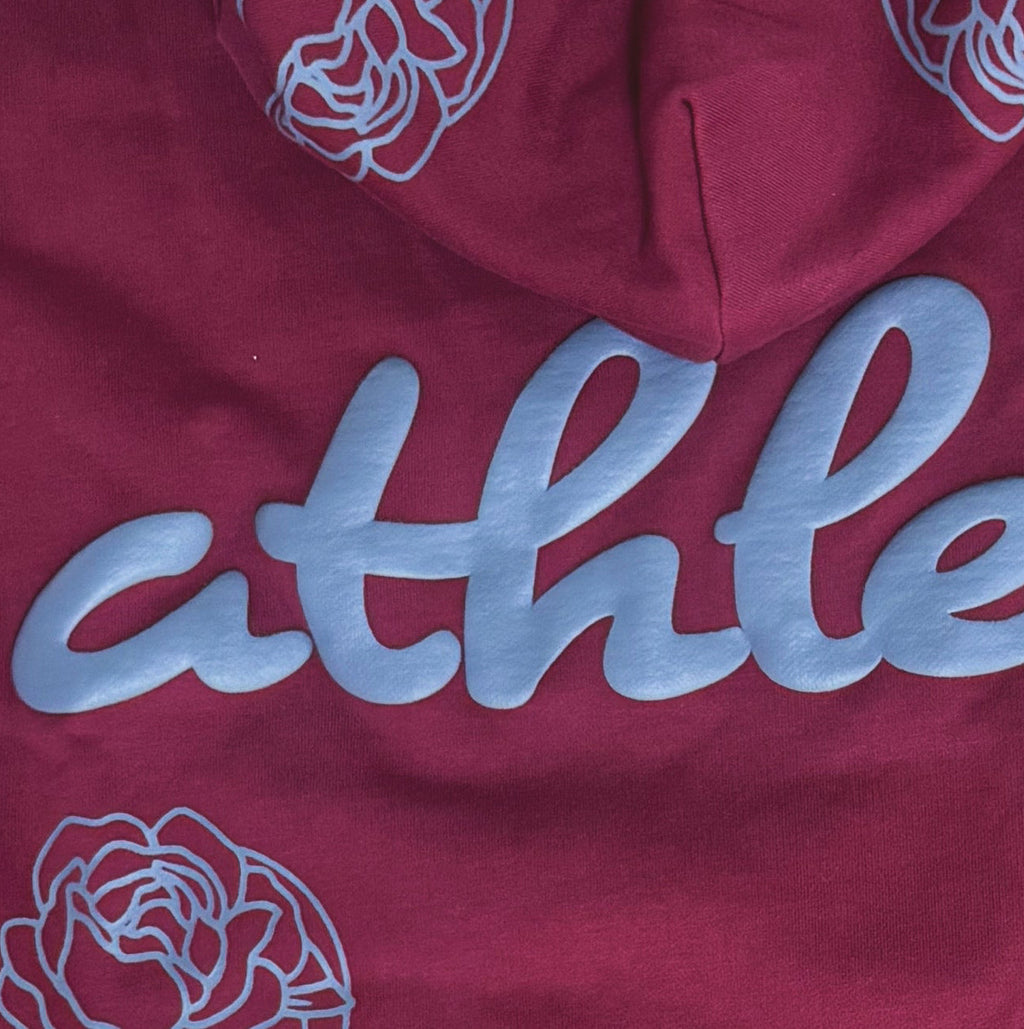 Forever Athlete hoodie in Maroon