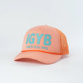 IGYB Trucker Hat in Peach