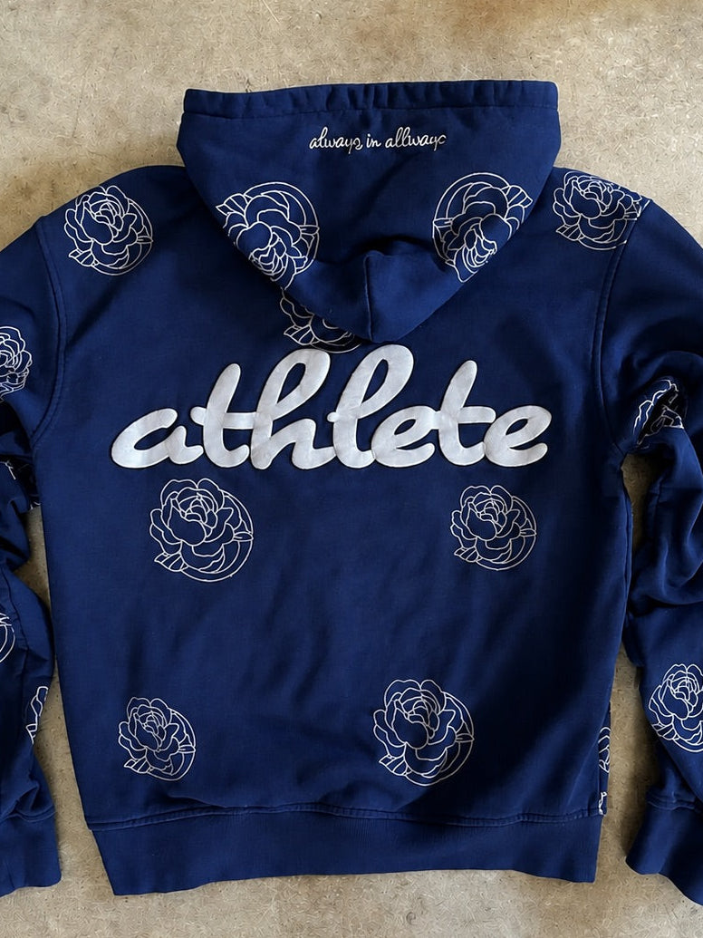 Forever Athlete Hoodie in Navy
