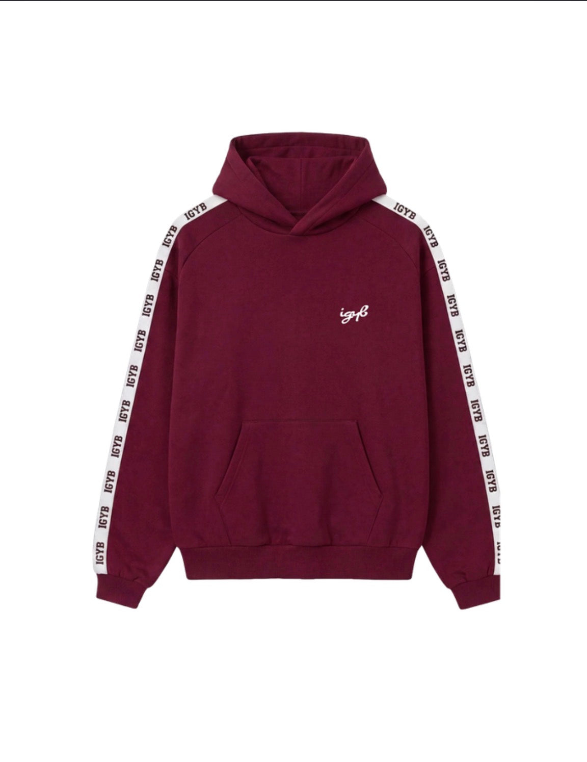 The Balanced Athlete Hoodie: Energy (Maroon)