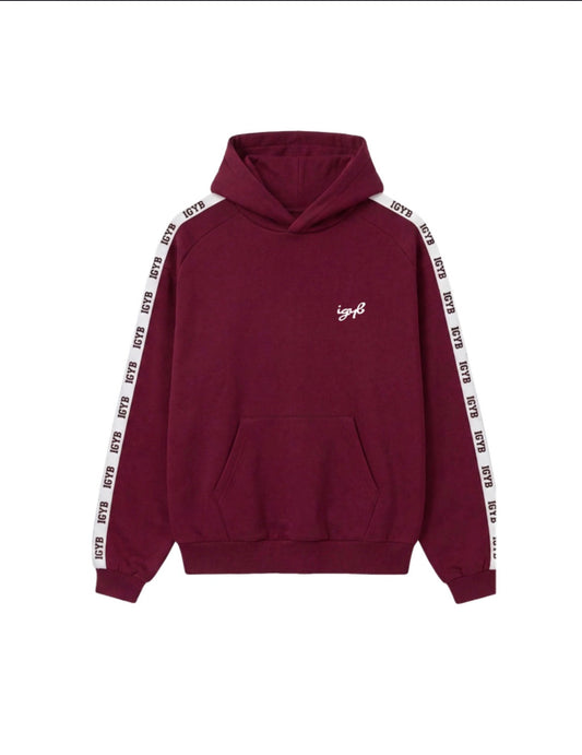 The Balanced Athlete Hoodie: Energy (Maroon)
