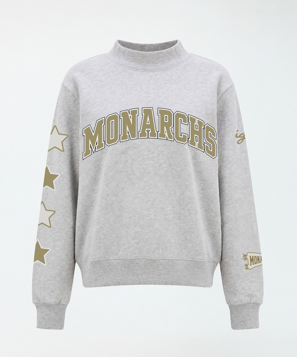IGYB Monarchs “Star” Mockneck | Gray
