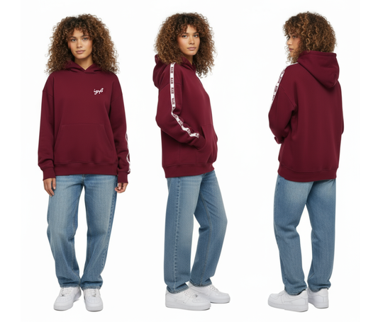 [Pre-Order] The Balanced Athlete Hoodie: Energy (Maroon)