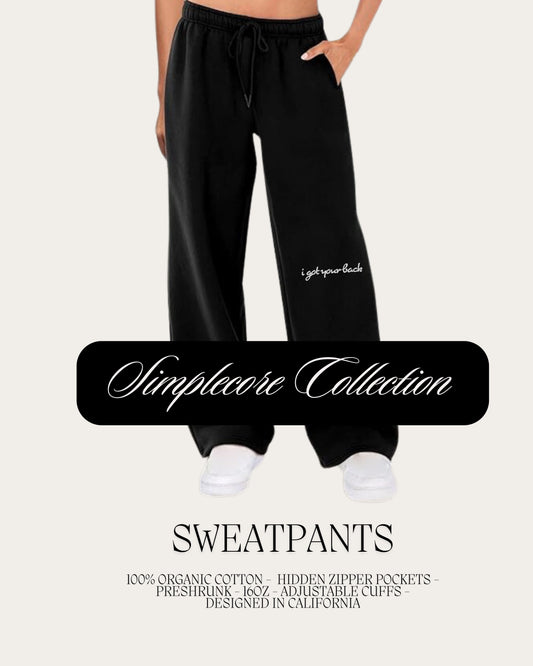 Simplecore IGYB Sweatpants [Organic Cotton]