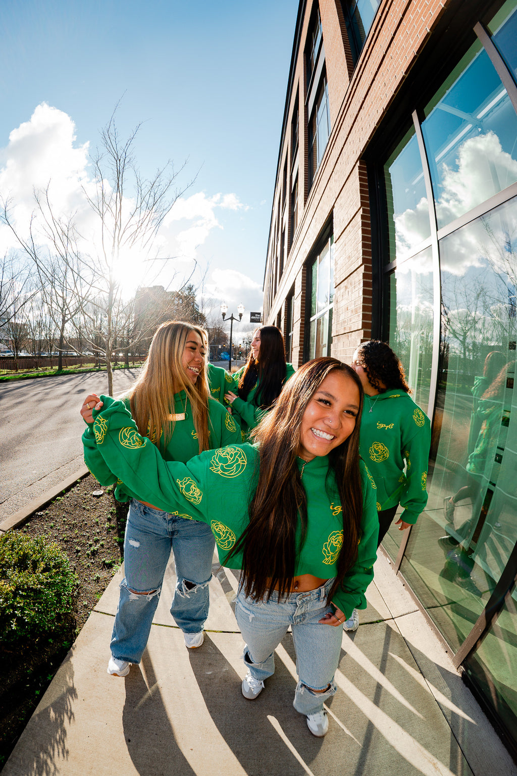 Forever Athlete Hoodie in Green