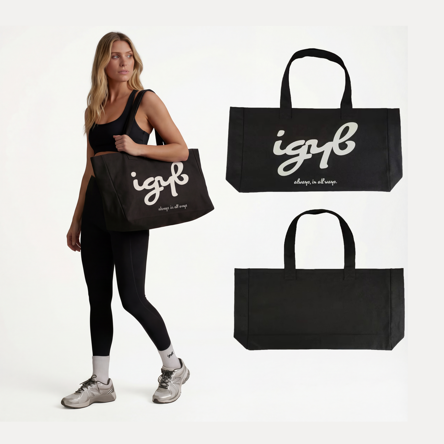 Big Ahh Tote – Black