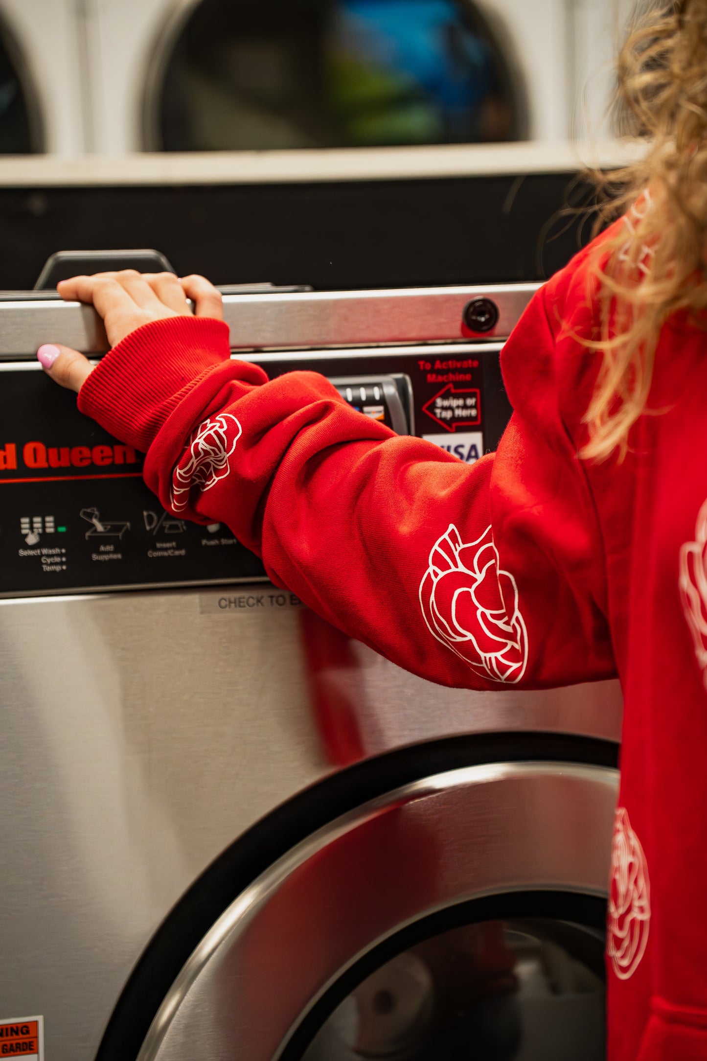 Bloomin’ hoodie | Red