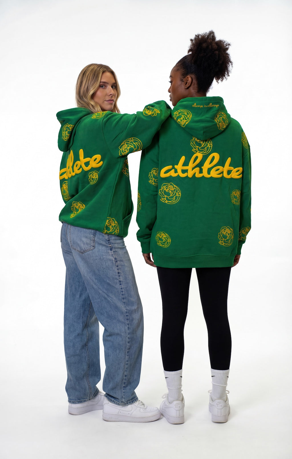 Forever Athlete Hoodie in Green