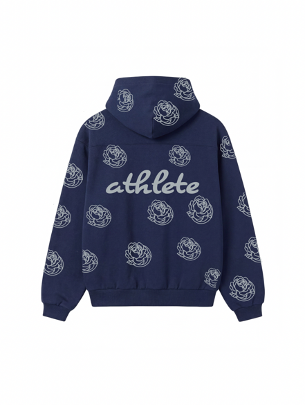 Forever Athlete Hoodie in Navy