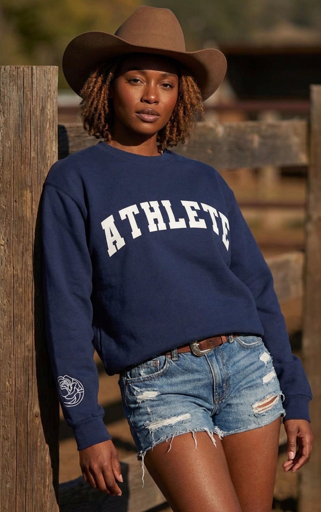 The Unbothered Athlete Sweatshirt in Nautical Navy