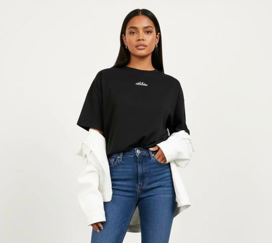 Simplecore Athlete Crewneck T-Shirt in Black