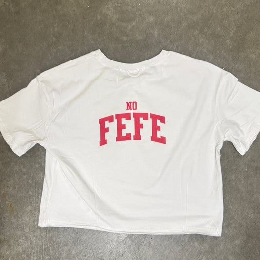 No Fefe | Drop Shoulder Crop Top