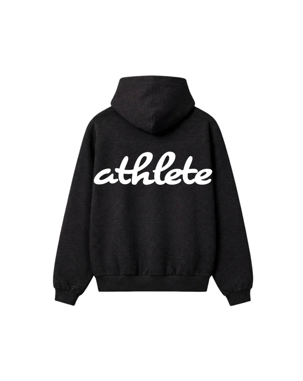 Athlete Hoodie in Black (Oversized / Unisex)