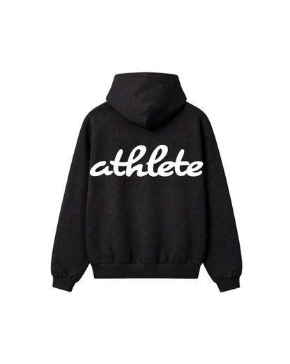Athlete Hoodie in Black (Oversized / Unisex)