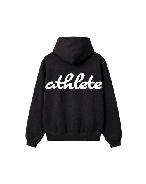 Athlete Hoodie in Black (Oversized / Unisex)