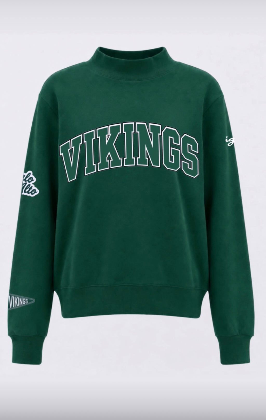 Palo Alto Vikings Mockneck | Green