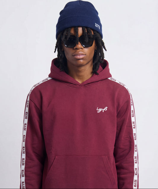 The Balanced Athlete Hoodie: Energy (Maroon)
