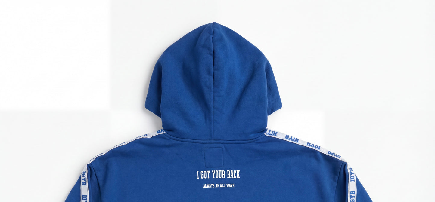 The Balanced Athlete Hoodie: Still (Blue)