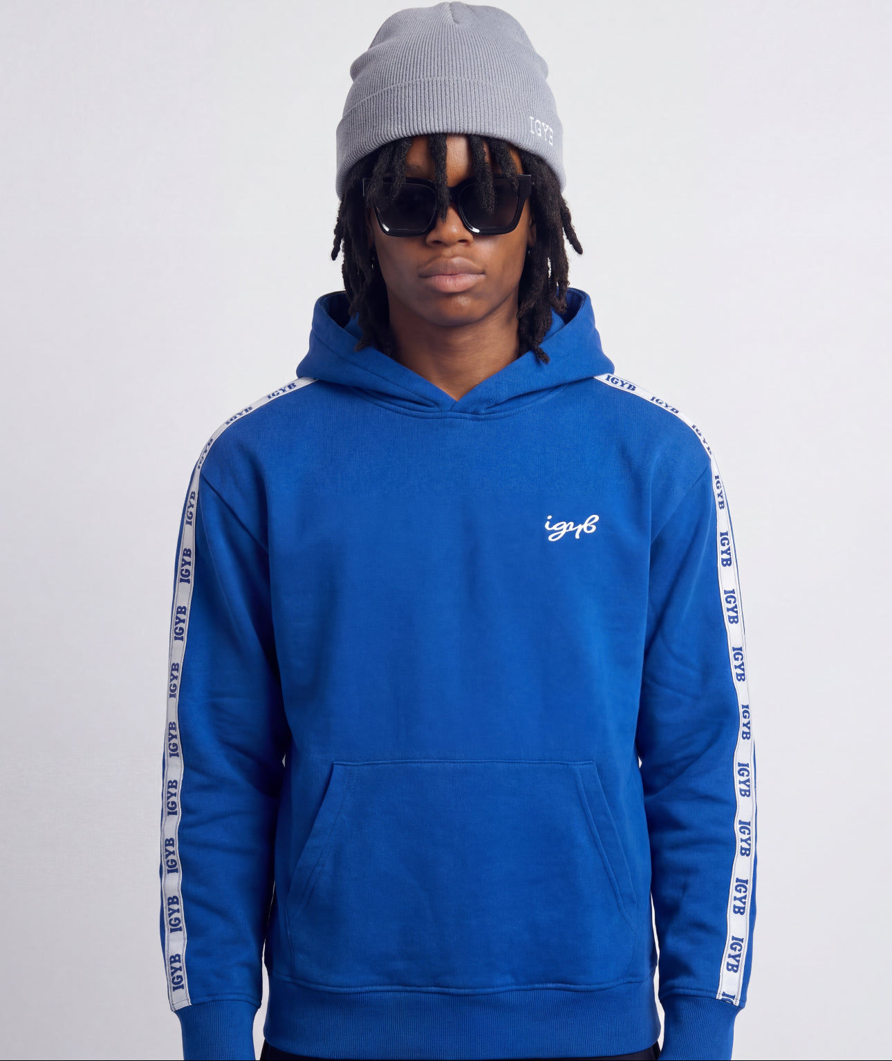 The Balanced Athlete Hoodie: Still (Blue)