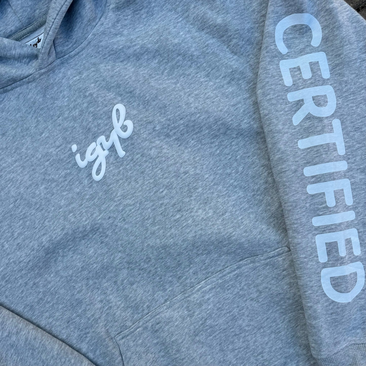 In the Club IGYB "Certified Athlete" Hoodie (Oversized Unisex - Embroidered Peony Logo)