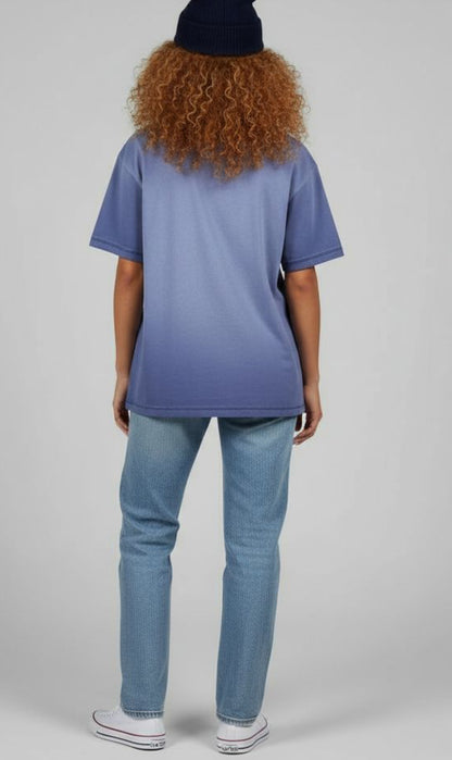 Athlete Crewneck T-Shirt in Purple