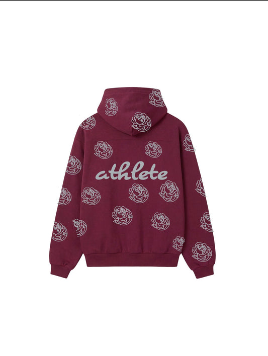 Forever Athlete hoodie in Maroon