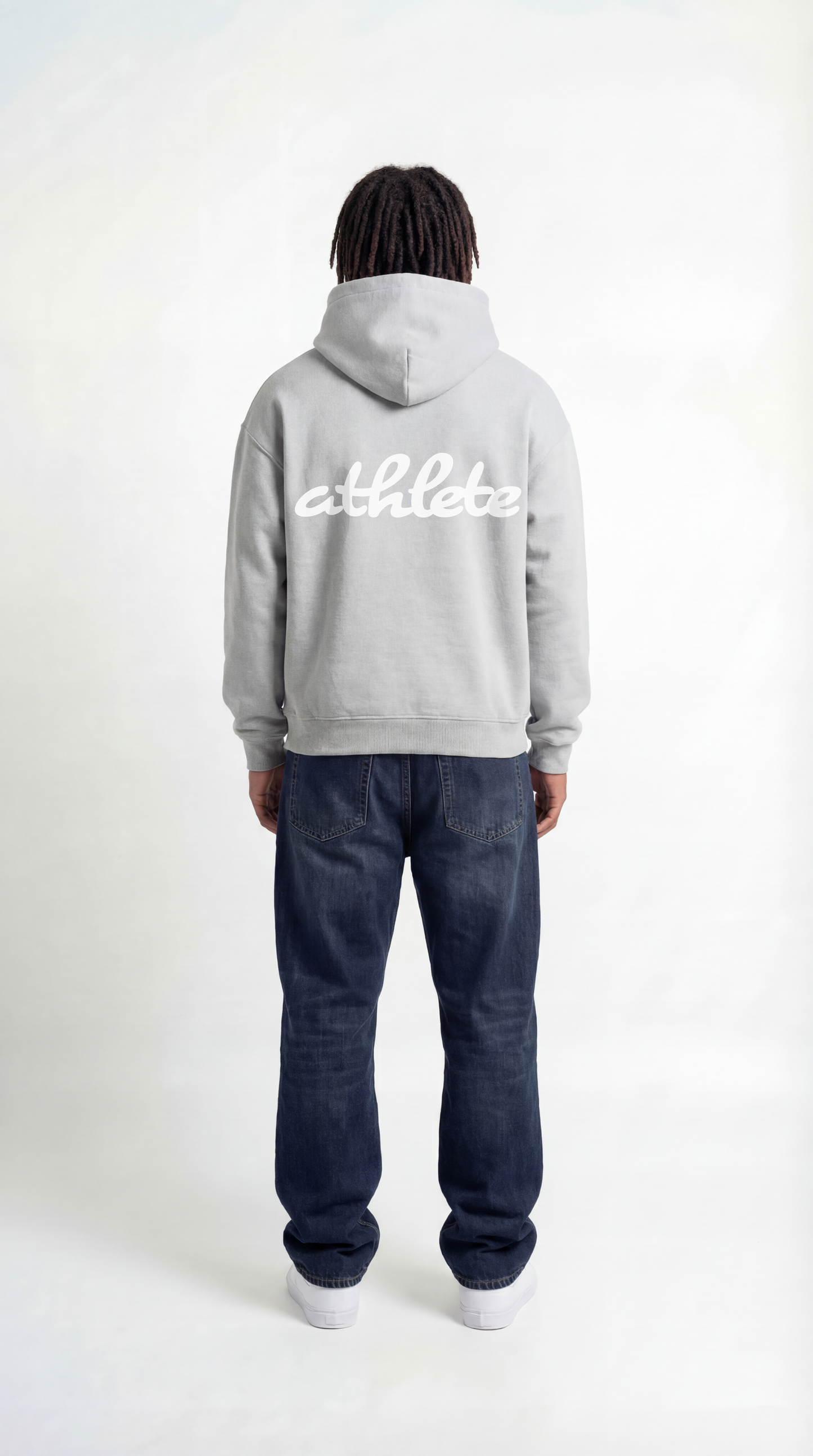 Athlete Hoodie in Gray (Oversized / Unisex)